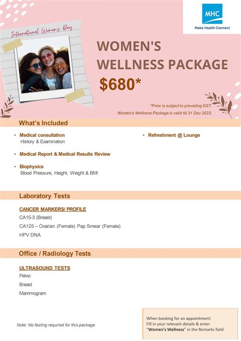 Health and Wellness Packages .